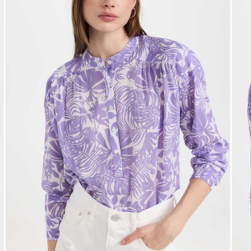 NWT SUNDRY Palm Beach Henley Bright Orchid, size 2 (Medium)